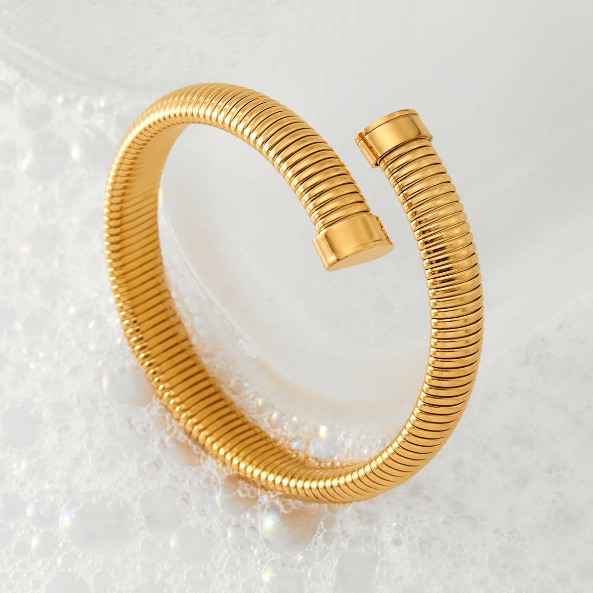 Stainless Steel Snake Style Bangle