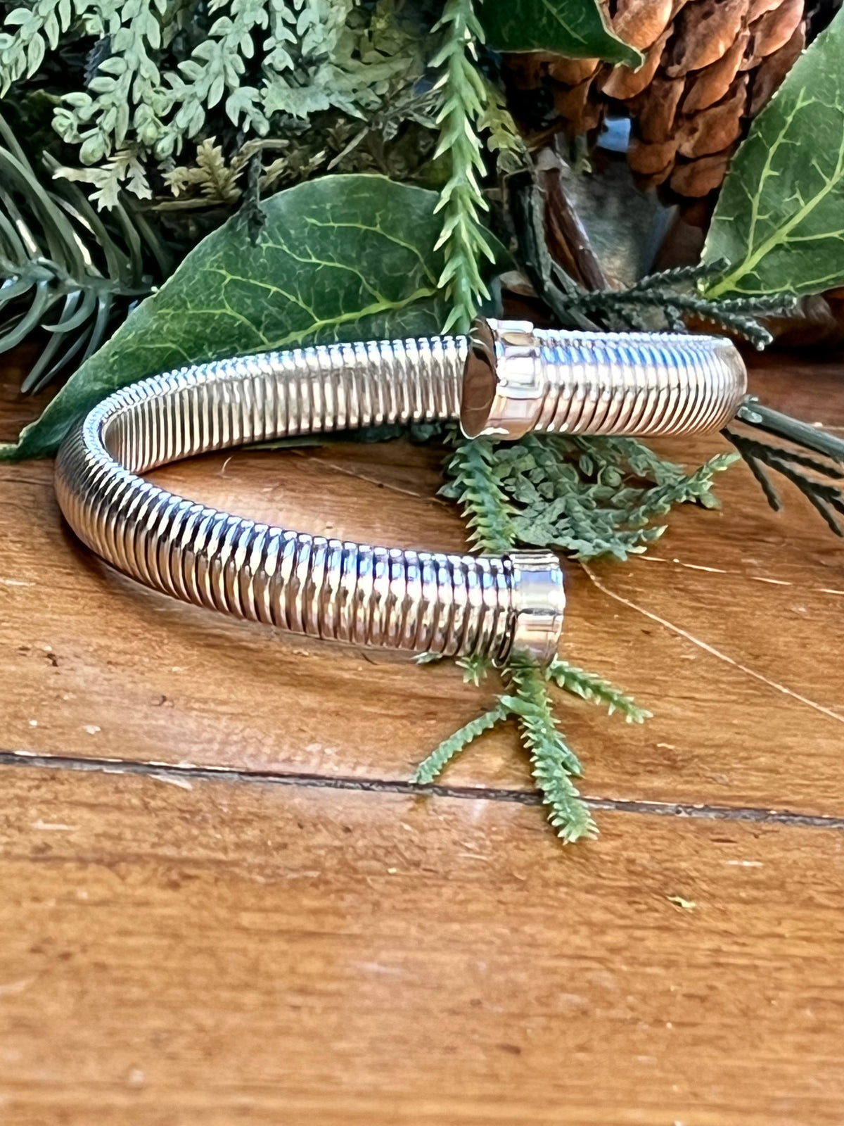 Stainless Steel Snake Style Bangle