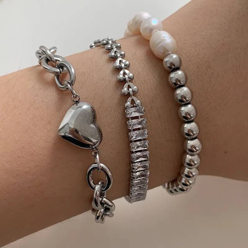 Heart Bracelet Stack Set!