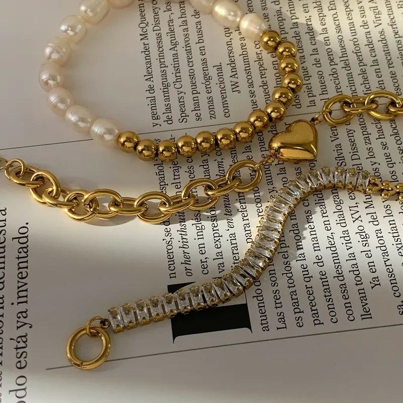 Heart Bracelet Stack Set!