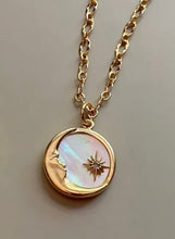 Load image into Gallery viewer, Luna and Star Necklace
