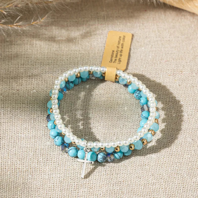 Lake Blue Bracelet Set