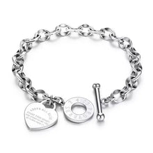Load image into Gallery viewer, Guard Your Heart Toggle Bracelet
