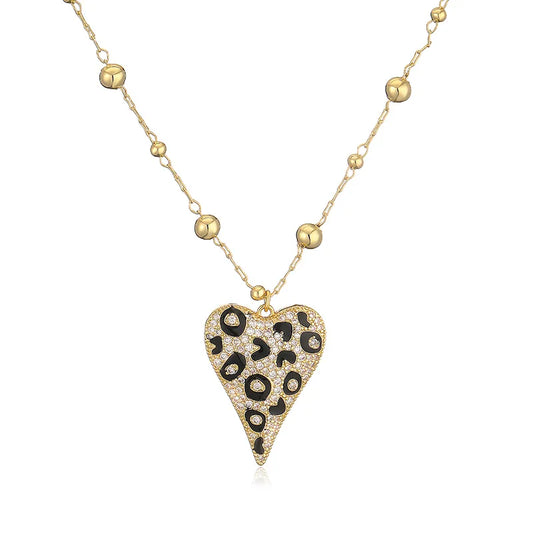 Wild at Heart Necklace - Modern Heart
