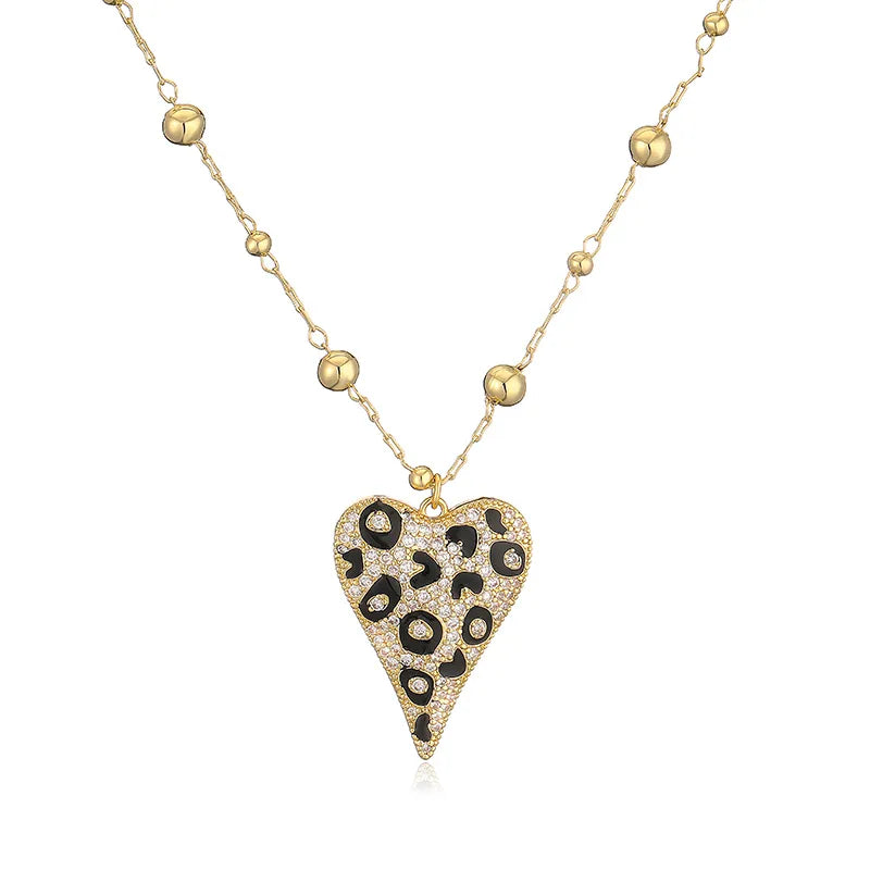 Wild at Heart Necklace - Modern Heart