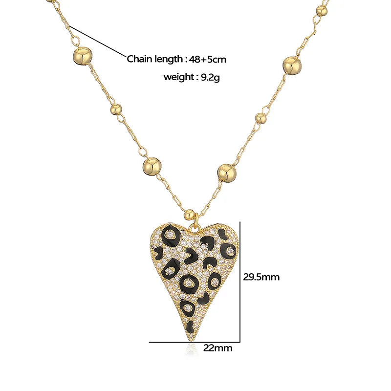 Wild at Heart Necklace - Modern Heart