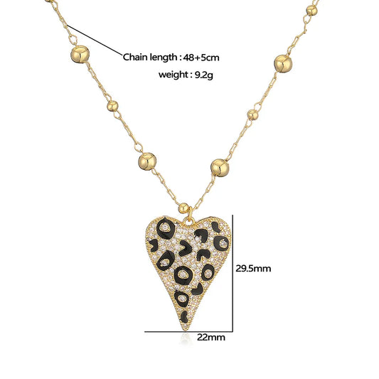 Wild at Heart Necklace - Modern Heart