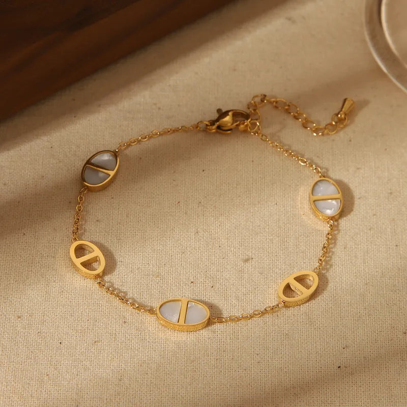 Delicato - Mother of Pearl Inlay Bracelet