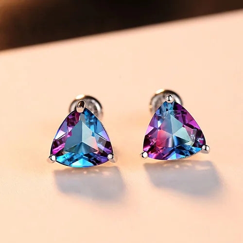 Passion Triangle Stud Earrings