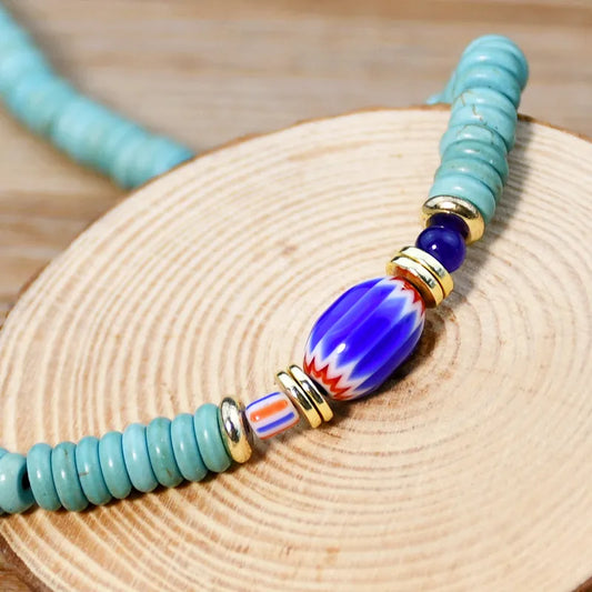 Turquoise Beaded Necklace