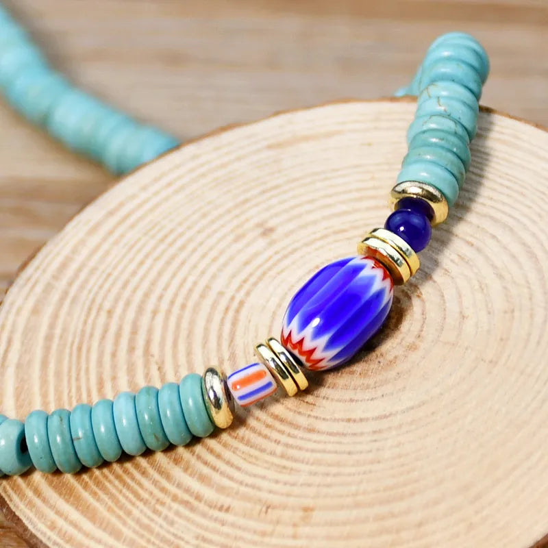 Turquoise Beaded Necklace