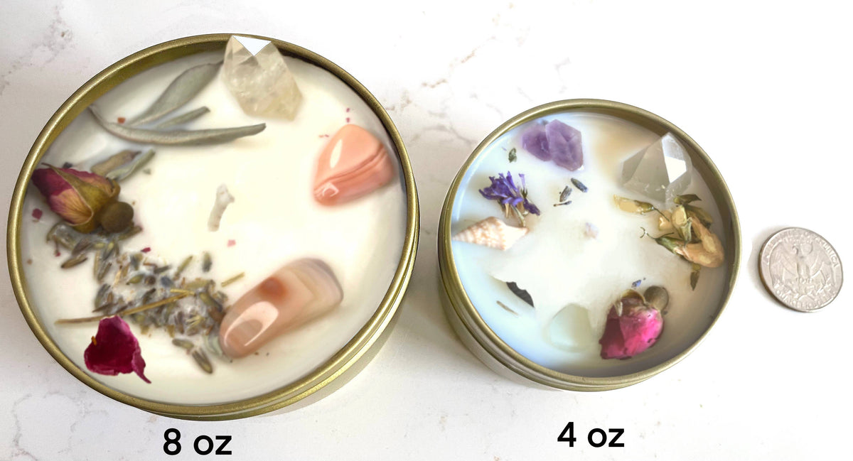 Zodiac Crystal Candles by Namaste Home