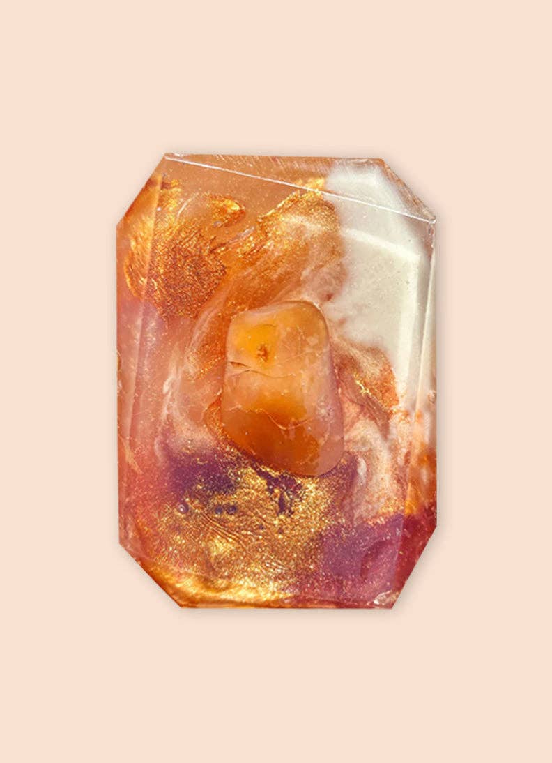 Radiate Warmth Bar Soap (Sacral Chakra) by Crystal Bar Soap