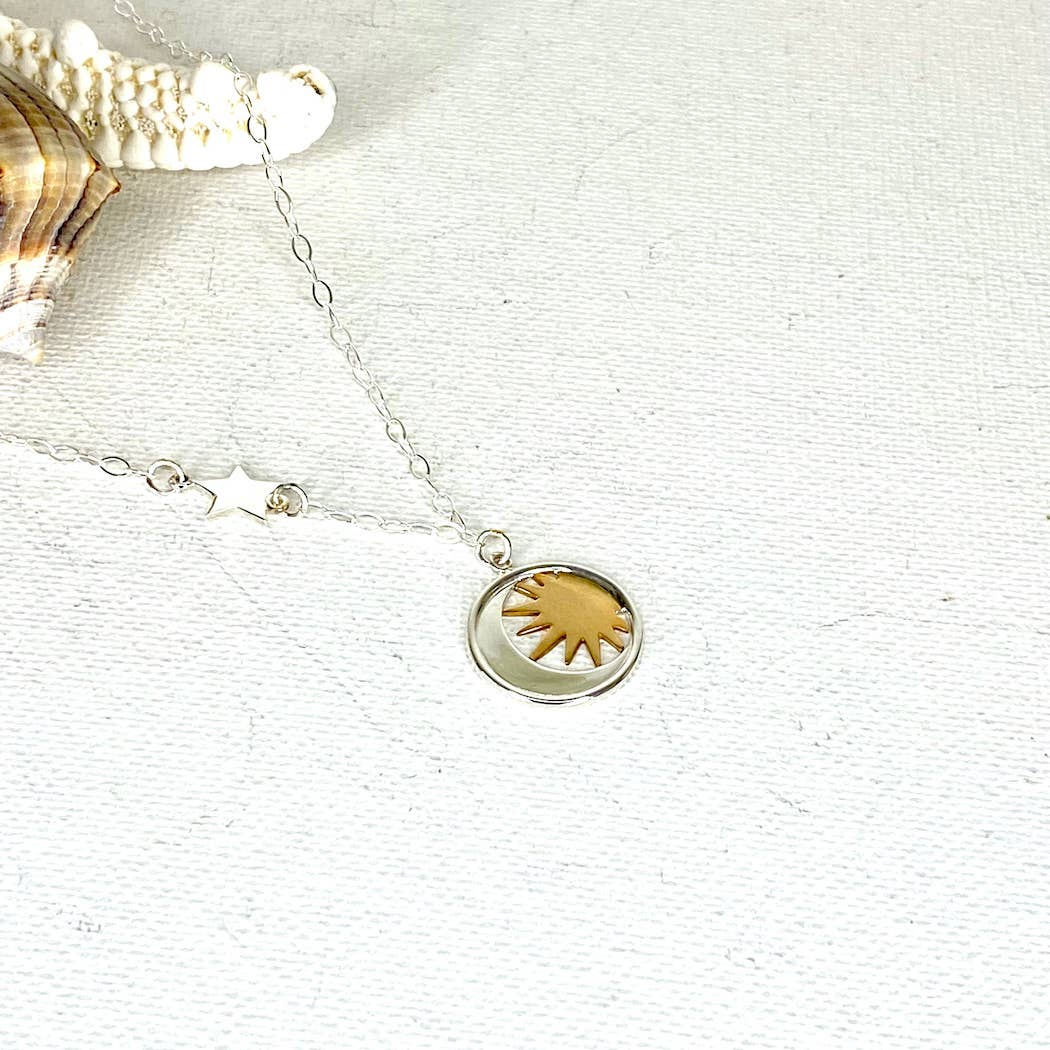 You Are My Sun, My Moon & All My Stars Necklace by Jackie Gallagher Designs