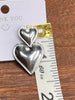 Double Heart Earrings – Stainless Steel