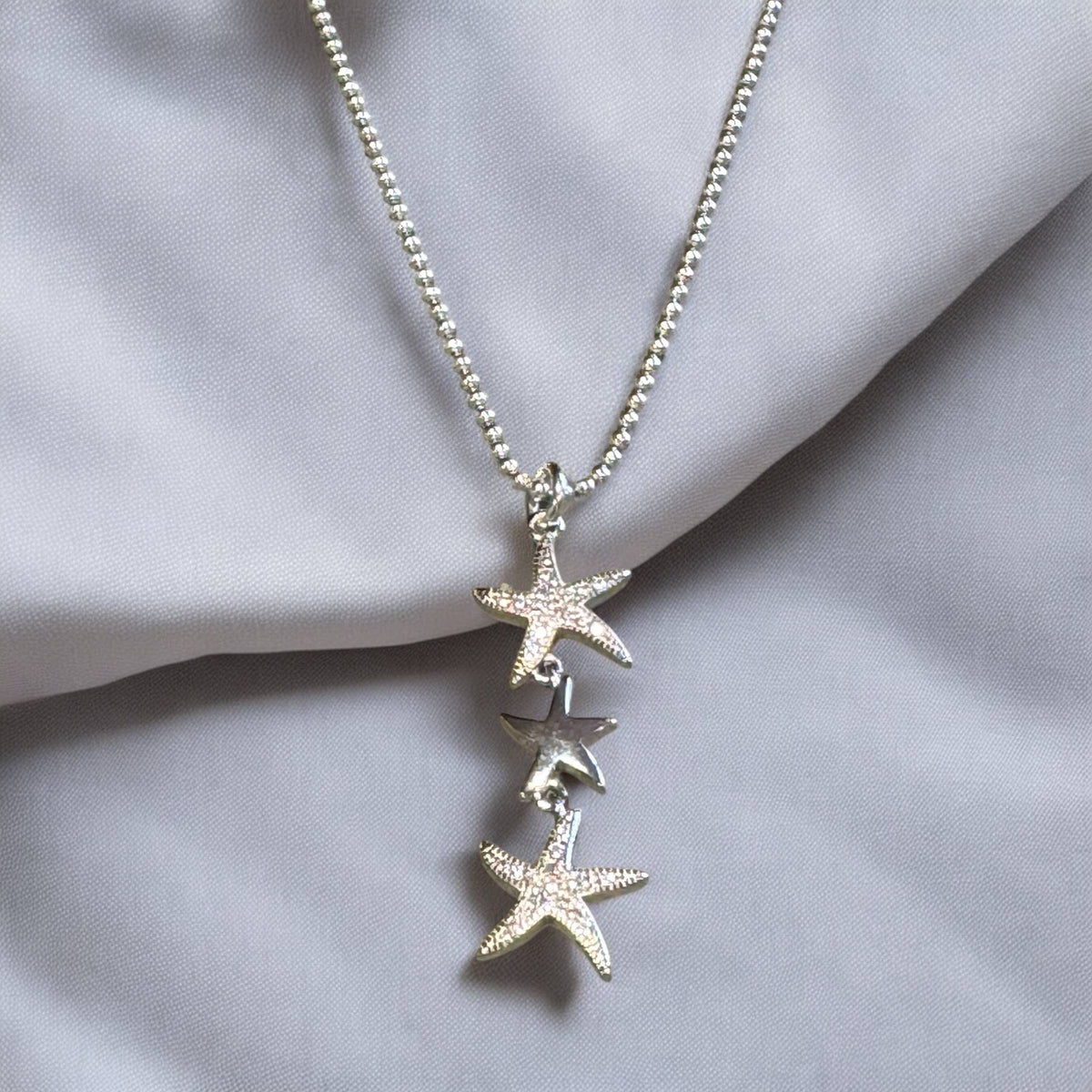 Starfish Drop Necklace by Jackie Gallagher Designs