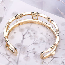 Load image into Gallery viewer, Double the Bling Bangle
