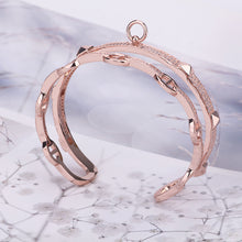 Load image into Gallery viewer, Double the Bling Bangle
