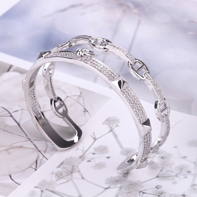 Double the Bling Bangle