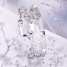 Load image into Gallery viewer, Double the Bling Bangle
