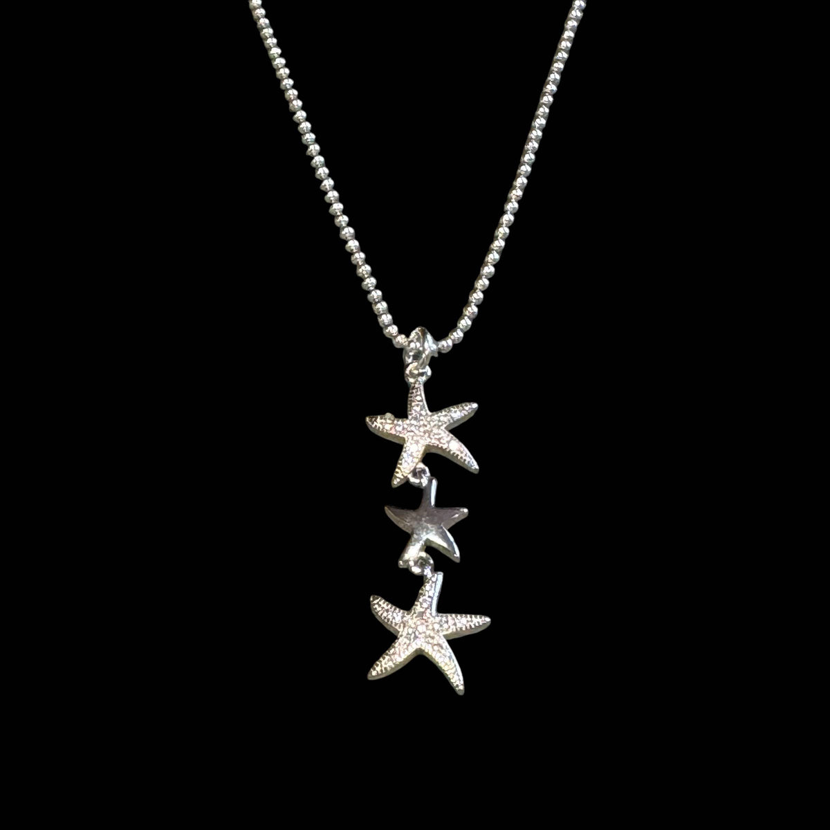 Starfish Drop Necklace by Jackie Gallagher Designs