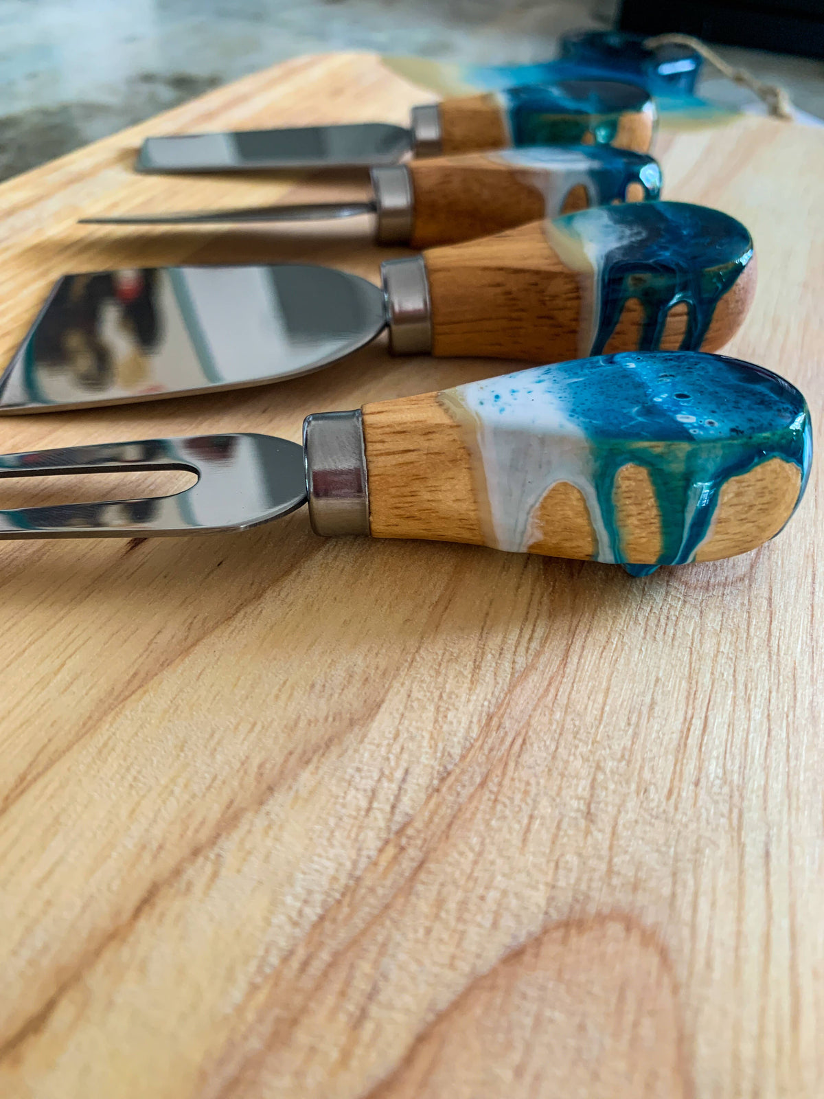 Ocean Theme Cheese Utensil Set by Nikita Fine Art