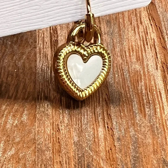 Heart Drop Reversible Earrings