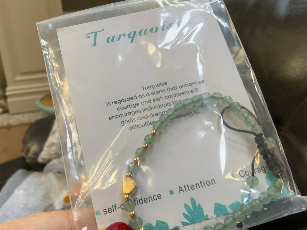 Natural Stone Beaded Bracelet