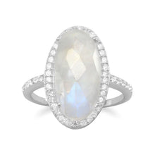 Load image into Gallery viewer, Gorgeous Rainbow Moonstone Ring
