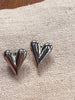 Stainless Steel Heart Studs