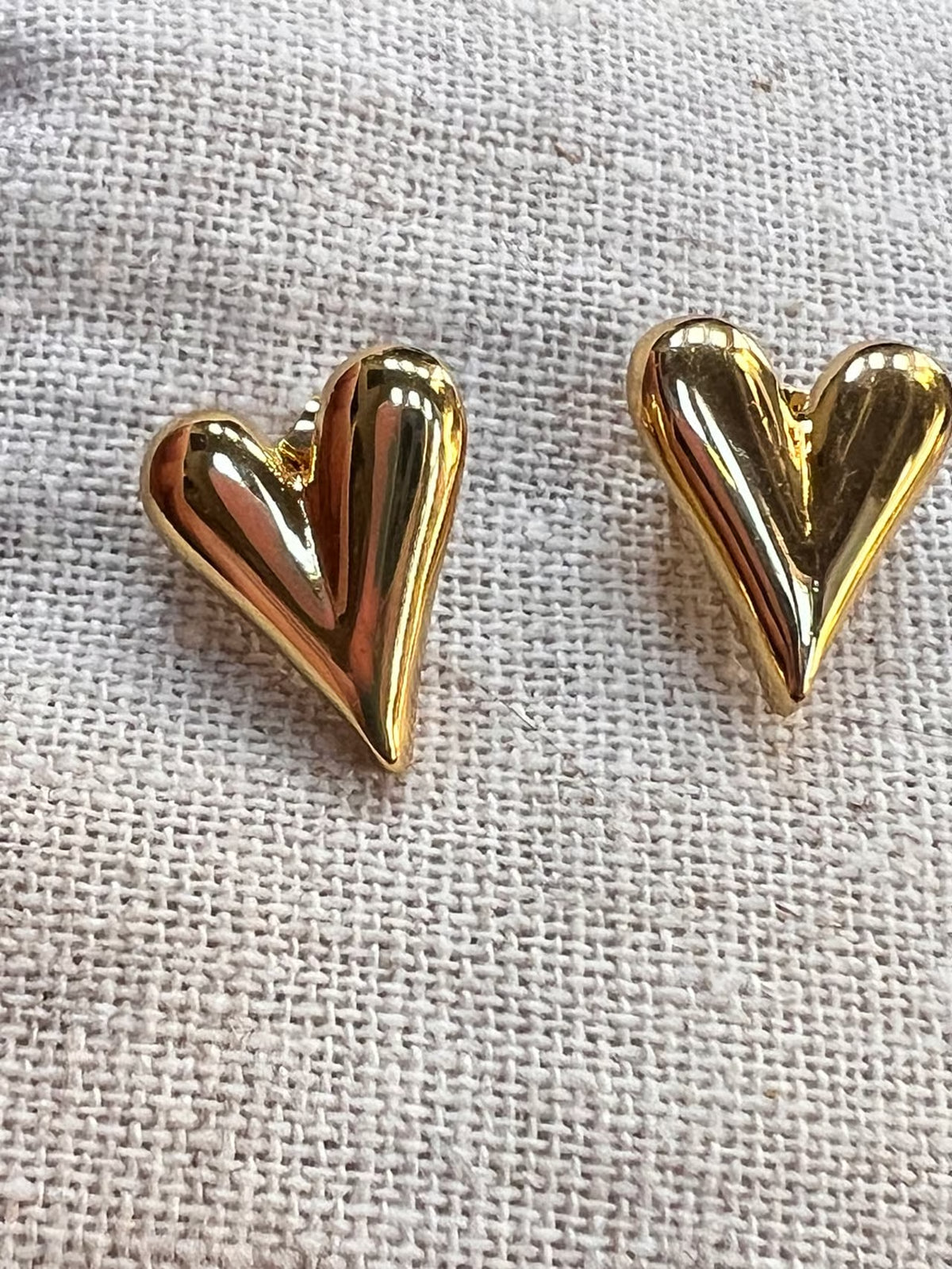 Stainless Steel Heart Studs