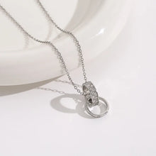 Load image into Gallery viewer, Love Loops Necklace with Crystals
