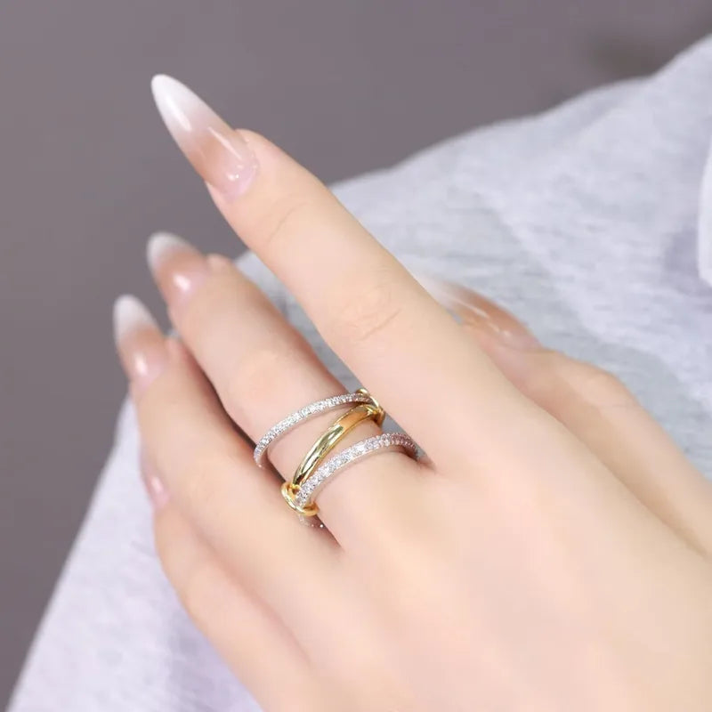 Stack Ring Set with CZs