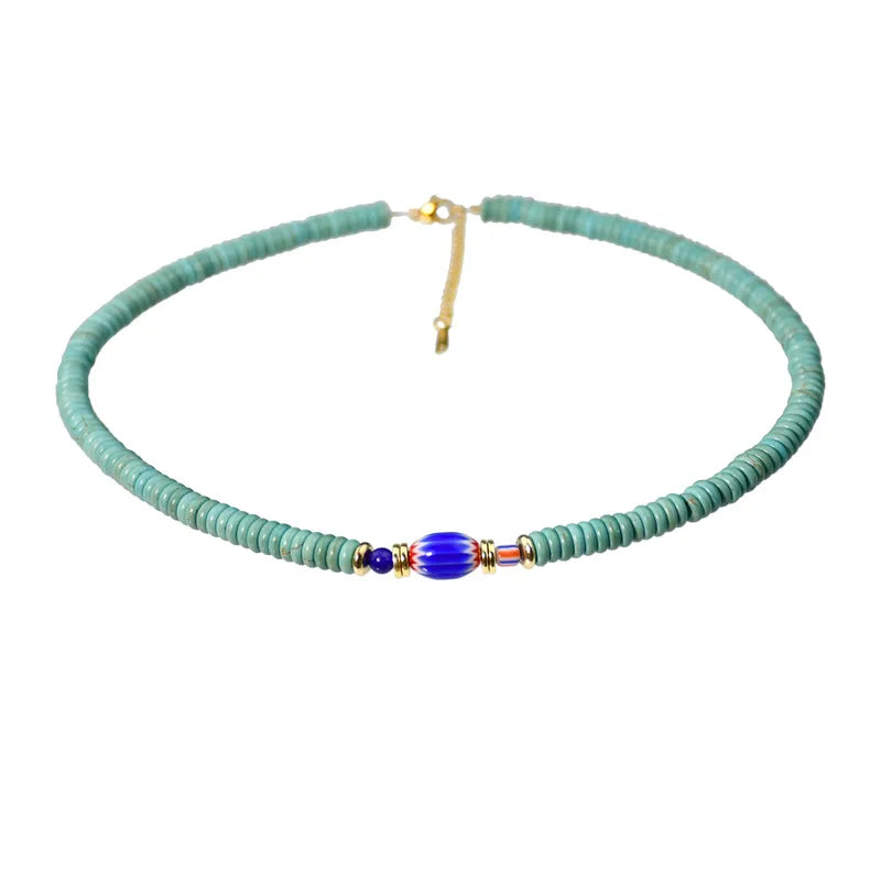 Turquoise Beaded Necklace