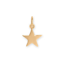 Load image into Gallery viewer, 14 Karat Gold Star Charm
