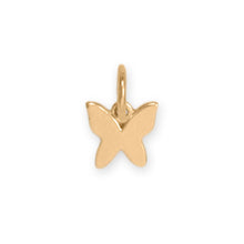 Load image into Gallery viewer, 14 Karat Gold Tiny Butterfly Charm
