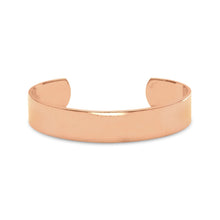Load image into Gallery viewer, Polished Solid Copper Cuff Bracelet
