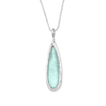 Load image into Gallery viewer, Ancient Roman Glass Pear Drop Necklace
