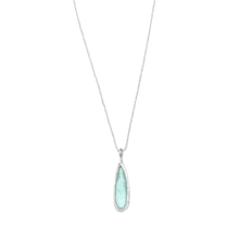 Load image into Gallery viewer, Ancient Roman Glass Pear Drop Necklace
