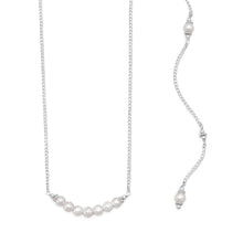 Load image into Gallery viewer, Beautiful Cultured Freshwater Pearl Back Drop Necklace
