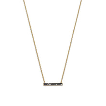 Load image into Gallery viewer, 14 Karat Gold Plated Diamond Chip Necklace
