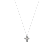 Load image into Gallery viewer, Reversible Cross Charm with Cultured Freshwater Pearl Necklace
