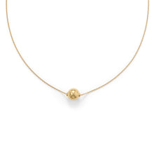 Load image into Gallery viewer, 14 Karat Gold Plate Floating Bead Necklace
