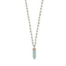 Load image into Gallery viewer, 40 &quot; Apatite and Amazonite Necklace
