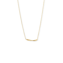 Load image into Gallery viewer, 16&quot; + 2&quot; 1/2 Twist Textured Bar Necklace
