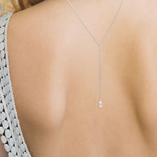 Load image into Gallery viewer, Dazzling Swarovski Crystal Back Drop Necklace
