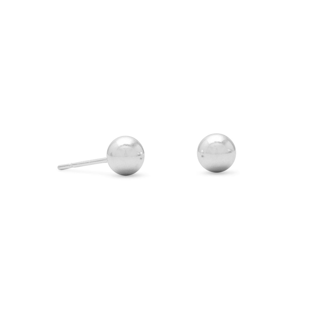 5mm  Ball Stud Earrings