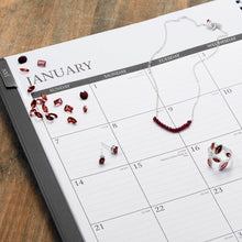 Load image into Gallery viewer, Oval Garnet Earrings
