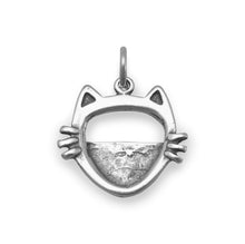 Load image into Gallery viewer, Cat Face Picture Frame Charm
