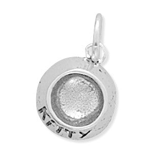 Kitty Cat Food Dish Charm